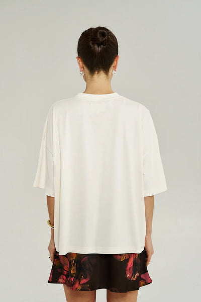 Oui Oui Tee VINTAGE WHITE