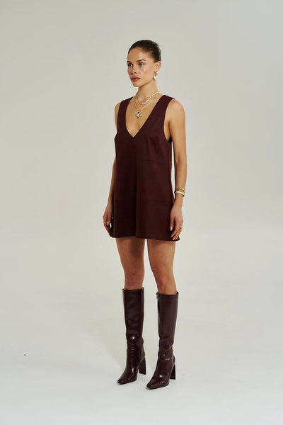 V Neck Mini Dress SYRAH