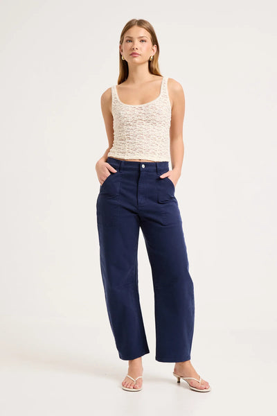Rosalie Lace Tank WHITE