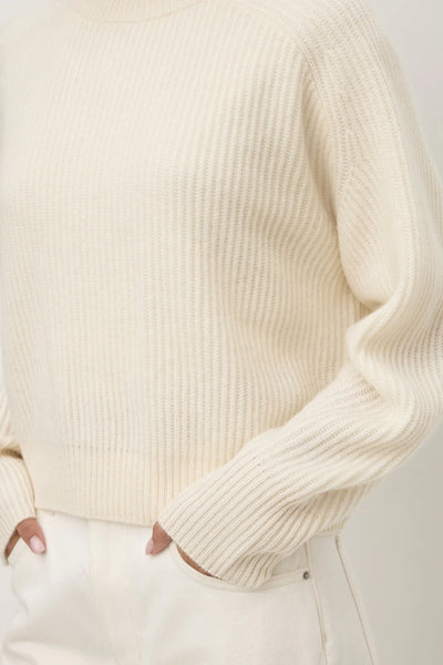 Amerie Cashmere Knit Jumper WHITE
