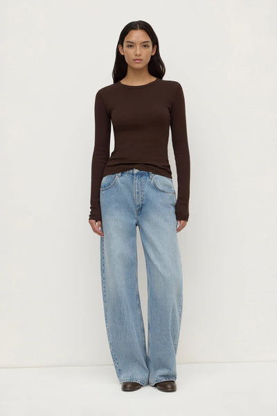 Zali Long Sleeve Tee GANACHE