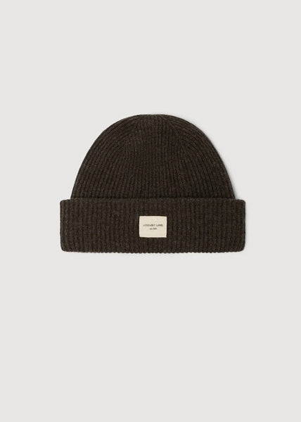 Wool Rib Beanie GANACHE