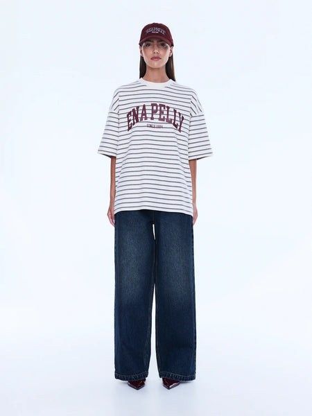 Maeve Relaxed Tee STRIPED
