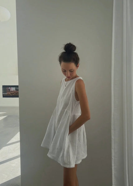 Quill Dress WHITE