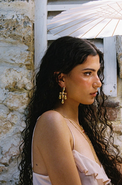 Fleur Earrings 14K GOLD VERMEIL