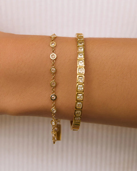 Alessia Bracelet STONE 14K GOLD PLATED