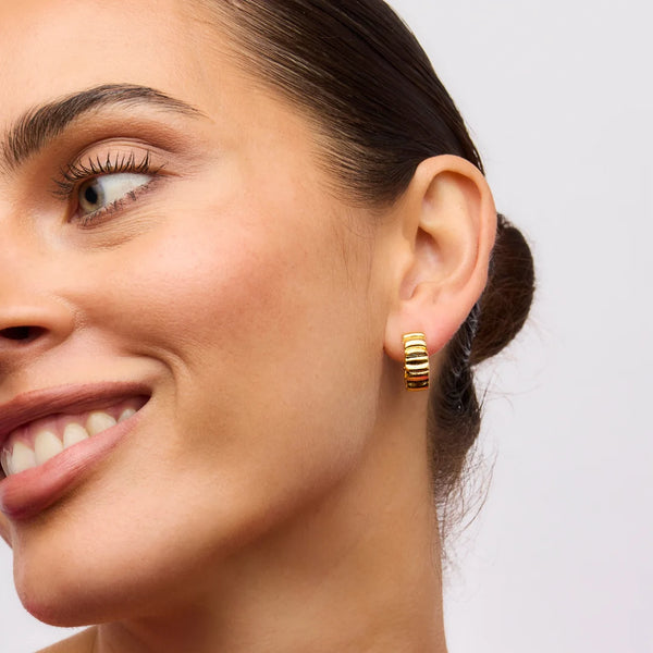 Poppy Wrinkle Earrings GOLD