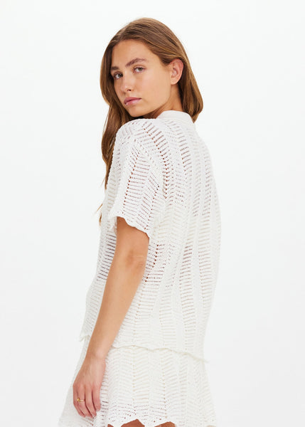 Agni Amayah Knit Shirt CREME