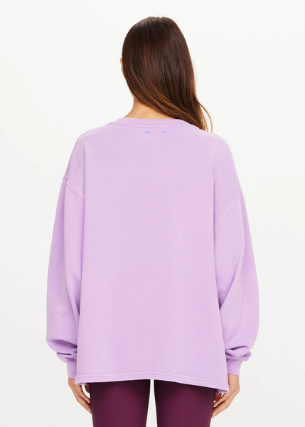 Soul Lou V Neck Sweater VIOLET