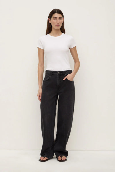 Low Curve Mid Rise Jean FADED BLACK