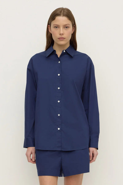 Micha Poplin L/S Shirt IMPERIAL BLUE