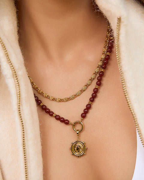 Fox Necklace 14K GOLD PLATED