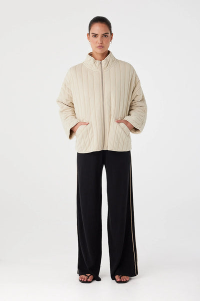 Tessa Quilted Jacket SAND
