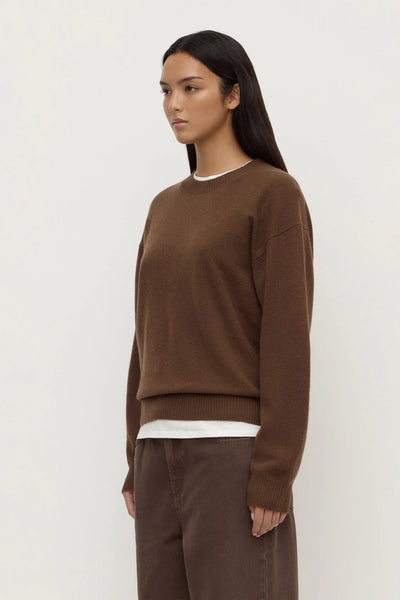 Carter Brushed Wool Sweater EARTH
