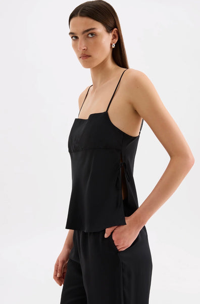 Jaslynn Tencel Top BLACK