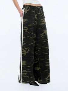 PRE ORDER Myla Wide Leg Pant CAMO PRINT