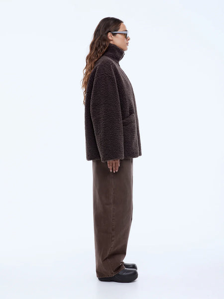 Jayla Teddy Jacket ESPRESSO