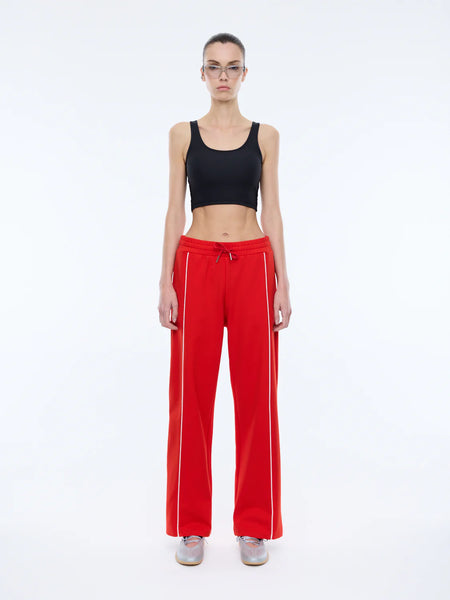 Piper Stripe Pant FLAME RED