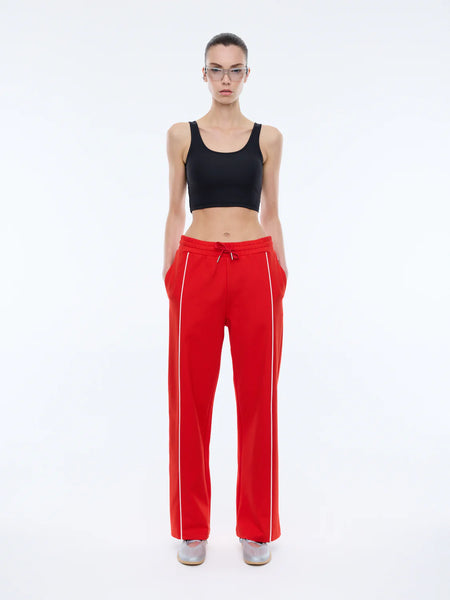 Piper Stripe Pant FLAME RED