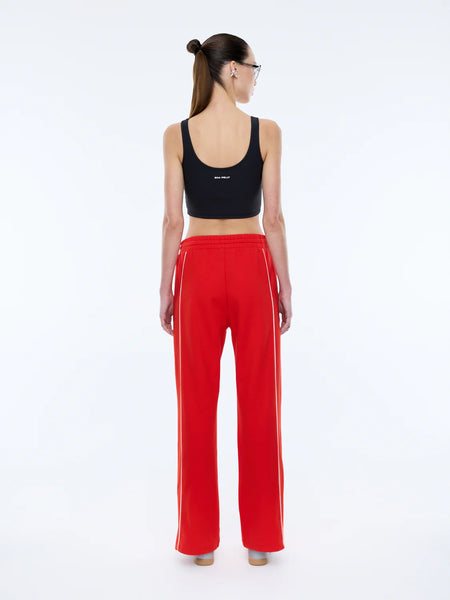 Piper Stripe Pant FLAME RED