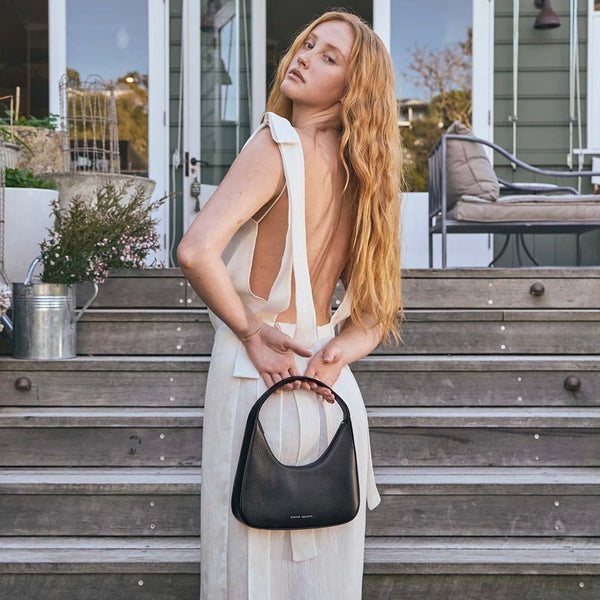 Aurora Leather Bag BLACK