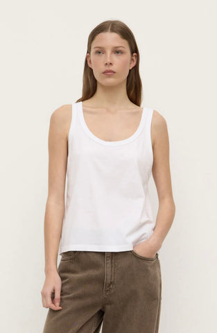 Adria Jersey Tank WHITE