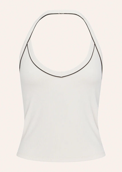 Layback Halter Tank WHISPER WHITE