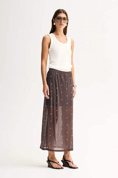 Rowe Maxi Skirt SLATE