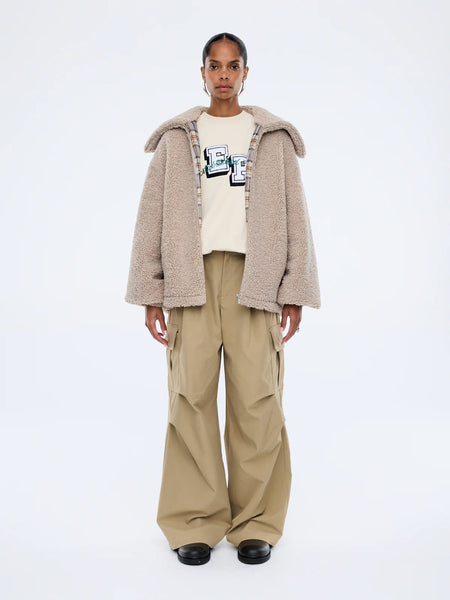 Tina Teddy Coat BIRCH