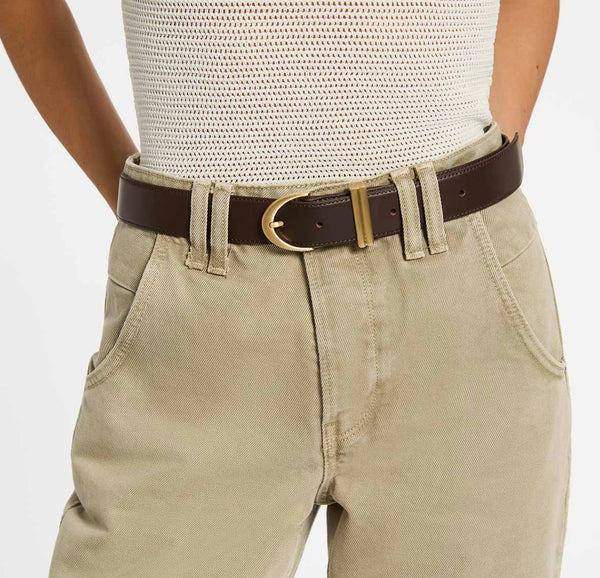 Under Your Spell Belt CHOCOLATE LEATHER / GOLD