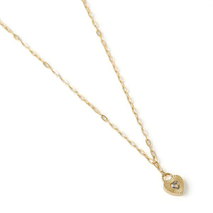 Ruby Heart Necklace STONE