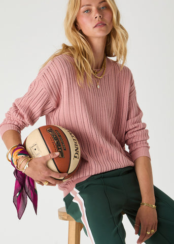 Glory Chesca Knit Top PEONY