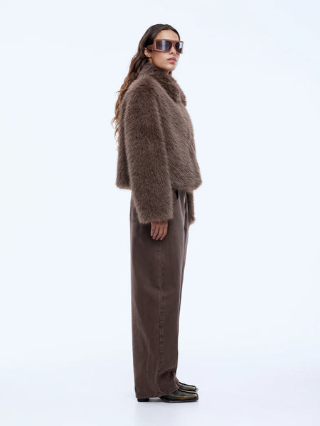 Charlie Faux Fur Jacket ASH