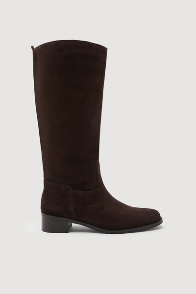 Stevie Suede Riding Boot GANACHE
