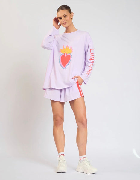 Hearts on Fire Long Sleeve LILAC