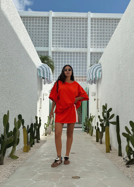 Maya Mini Skirt CHILLI