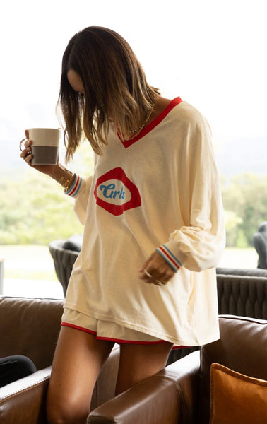 GRLS Racer Short CREAM