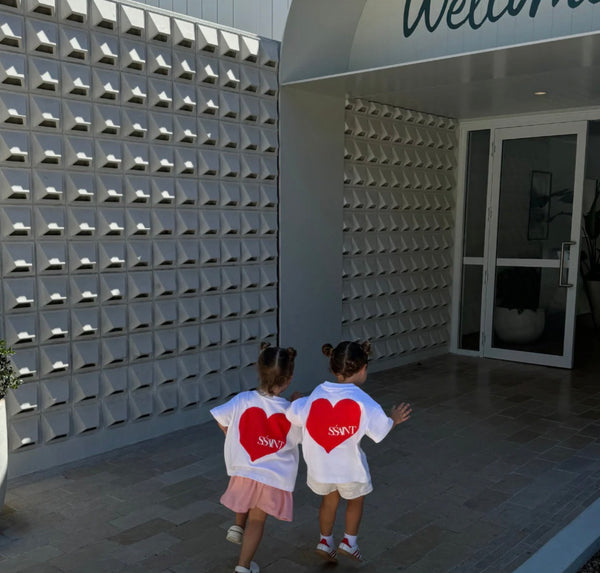 Kids Heart Tee RED