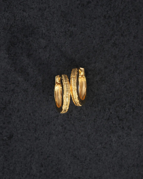 Arete Huggies 18K GOLD VERMEIL