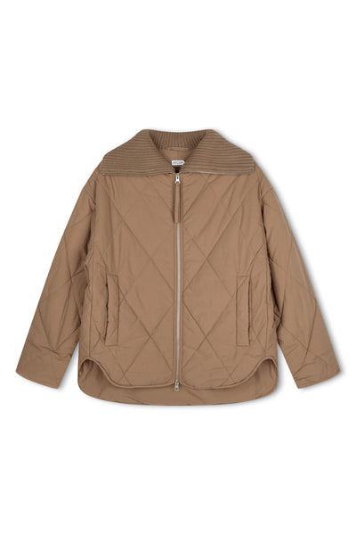 Reece Quilted Jacket TAUPE