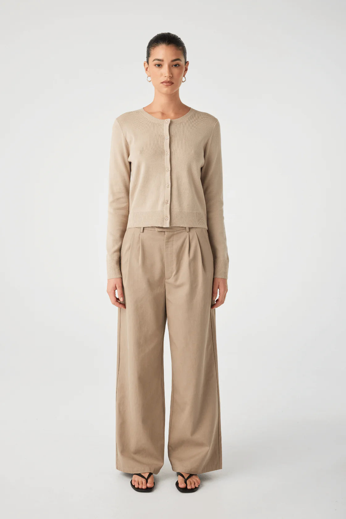 Flynn Cardigan TAUPE