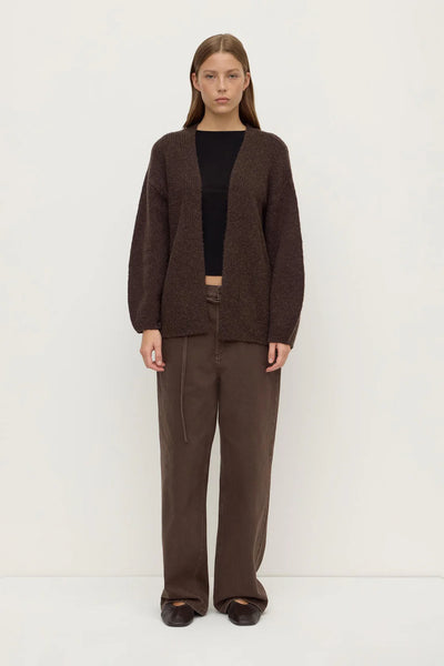 Ariel Knit Cardigan DARK CHOC
