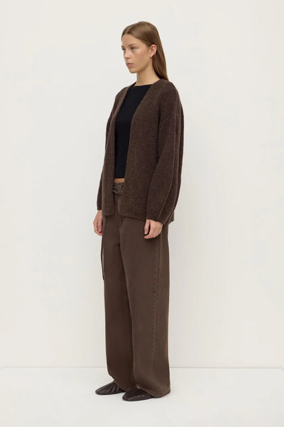 Ariel Knit Cardigan DARK CHOC