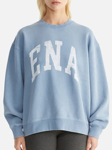 Lilly Oversized Sweater Collegiate SKY WASHED