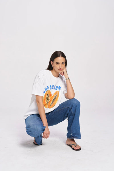 Copacobana Oversized Tee WHITE