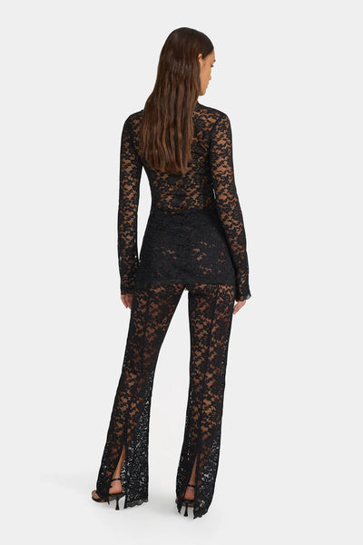 Evangeline Lace Pant BLACK
