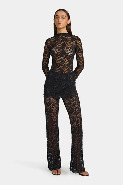 Evangeline Lace Pant BLACK