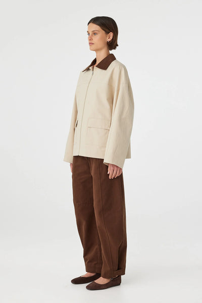Rory Jacket BEIGE ESPRESSO