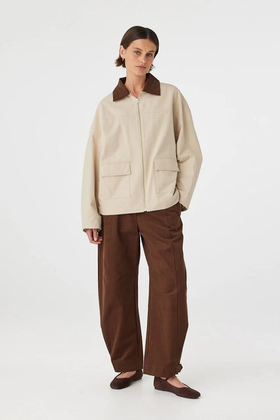 Rory Jacket BEIGE ESPRESSO