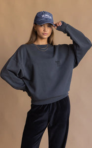NYC Sweatshirt WASHED BLACK